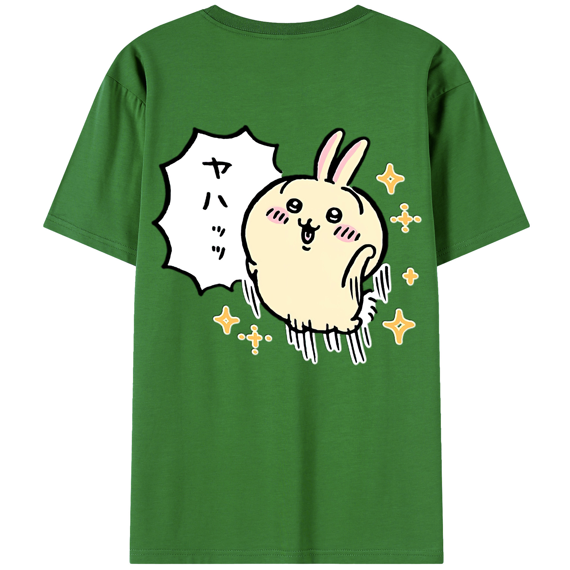 （画像用） ちいかわ うさぎ Chii-kawa usagi レディース半袖Tシャツ(バックプリント)